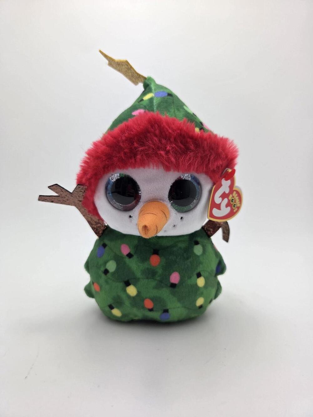 TY Beanie Boo “Garland” the Tree Snowman (6 inch)